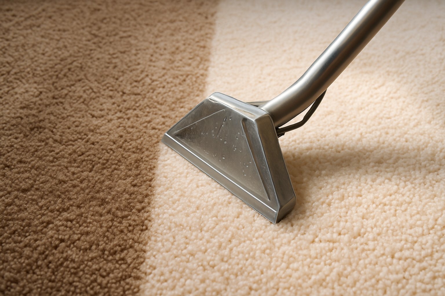 Deep carpet steam cleaning